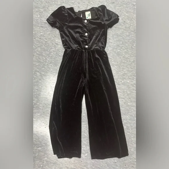 Lily Bleu One Pieces Lily Bleu Kids Cap Sleeve Velvet